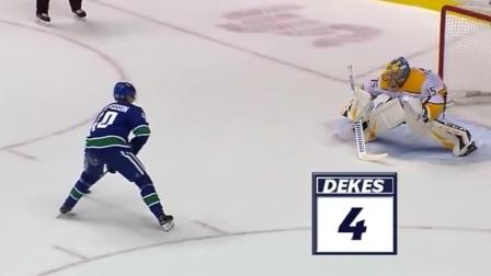 NHL Now: Elias Pettersson skating: The power skating moves of